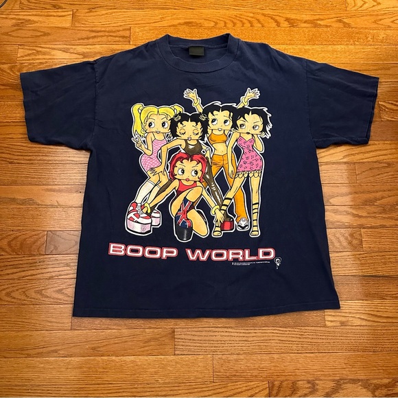 Vintage 1998 Betty Boop Spice Girls Power T shirt size XL - Picture 1 of 6